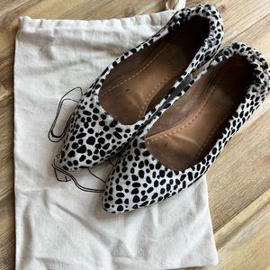 Poppy Barley Calf-Hair Flats